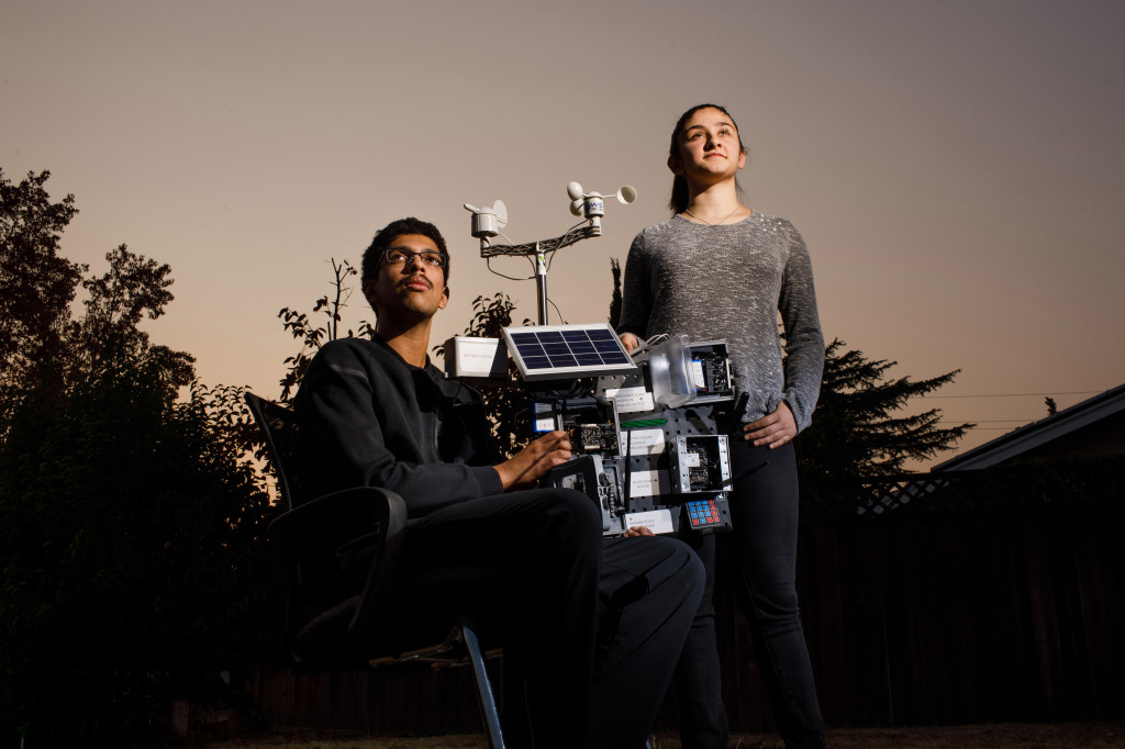 Getting Google’s attention: Silicon Valley teens create smart wildfire sensor