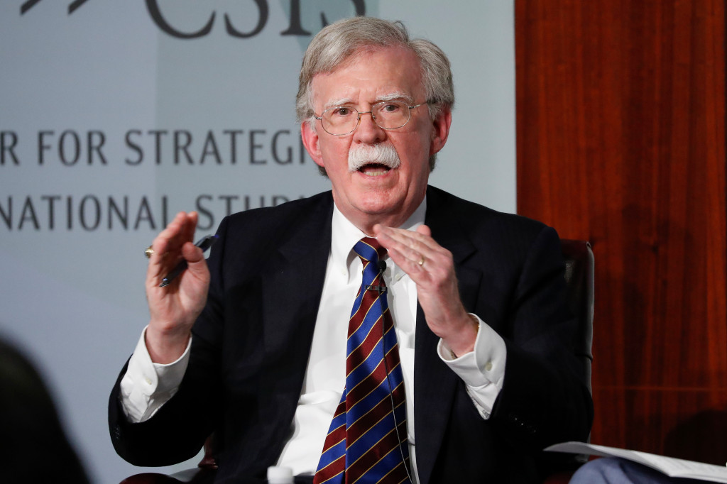 Bolton returns to Twitter, hints White House tried to silence him