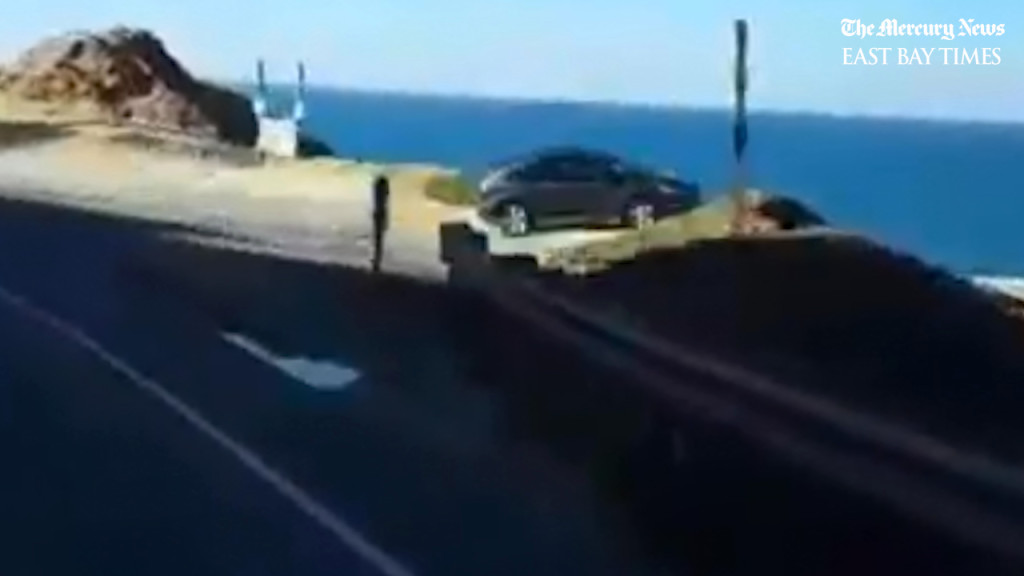 San Mateo County cliff crash video mystery: Real or deepfake?