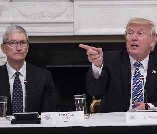 Apple faces Trump’s ire after company says its products would be hurt by tariffs