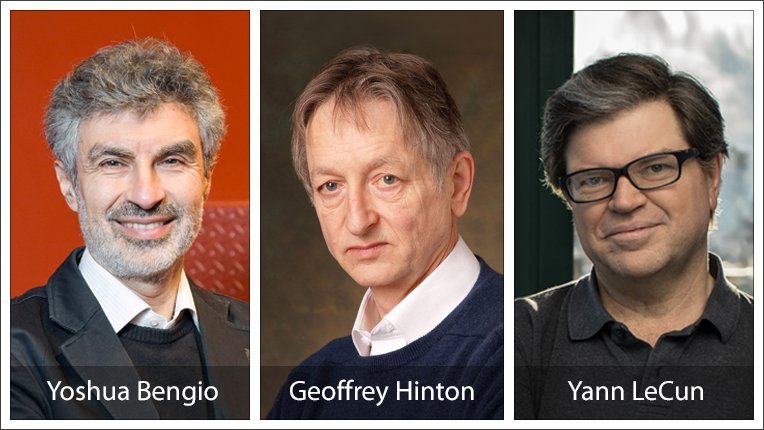 Turing Award winners include Facebook and Google experts in AI, deep learning