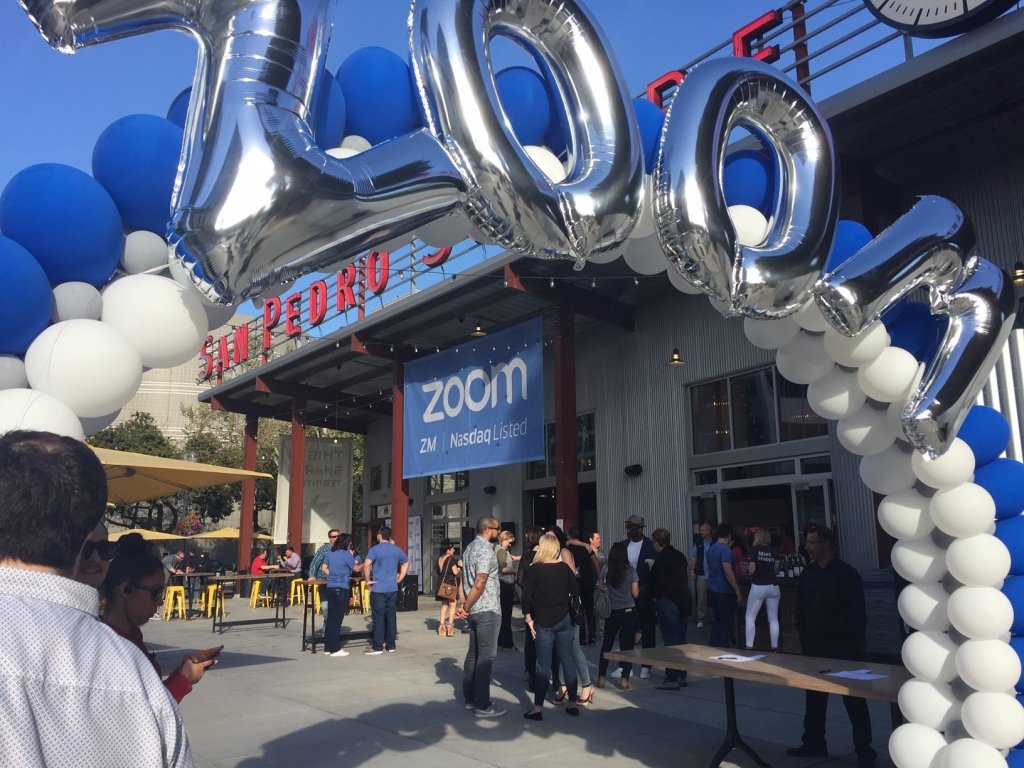 Zoom celebrates IPO with downtown San Jose outdoor party