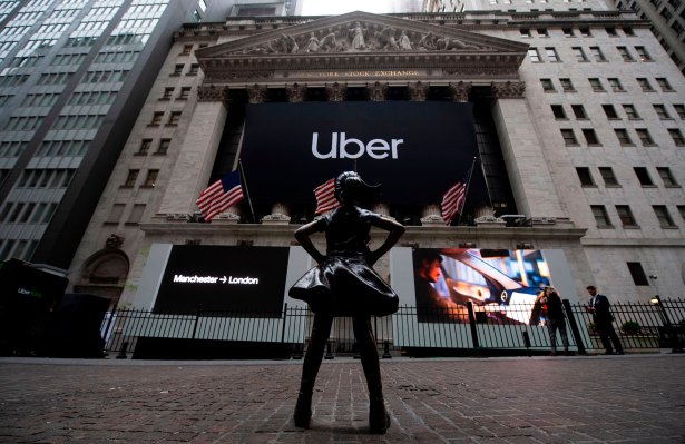 Uber opens at a disappointing $42 per share