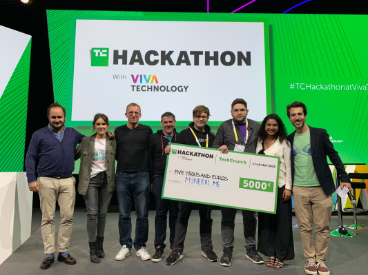 Myneral.me wins the TechCrunch Hackathon at VivaTech