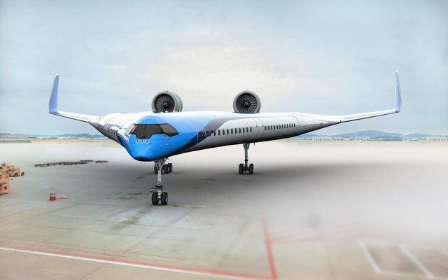 KLM Airlines wants to help build a more efficient jet with in-wing seating