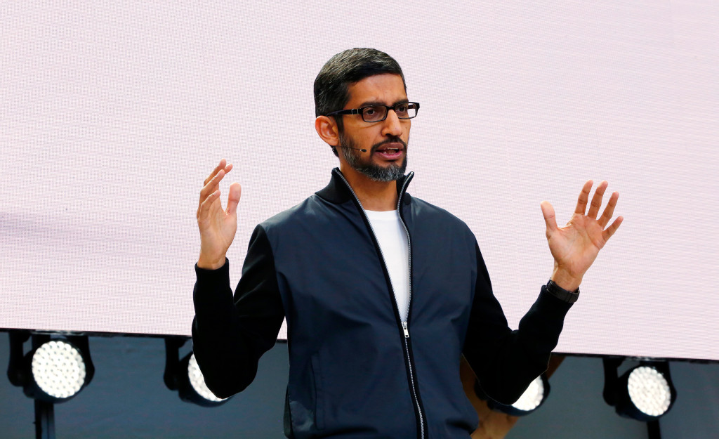 Google’s Sundar Pichai gets $240 million in stock grants, pushing take toward $1 billion