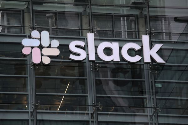 Slack’s stock climbs on possible Salesforce acquisition