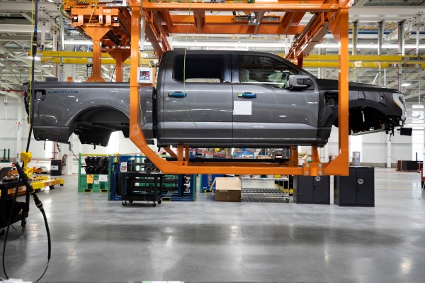 Ford boosts spending to increase production capacity of its F-150 Lightning electric truck