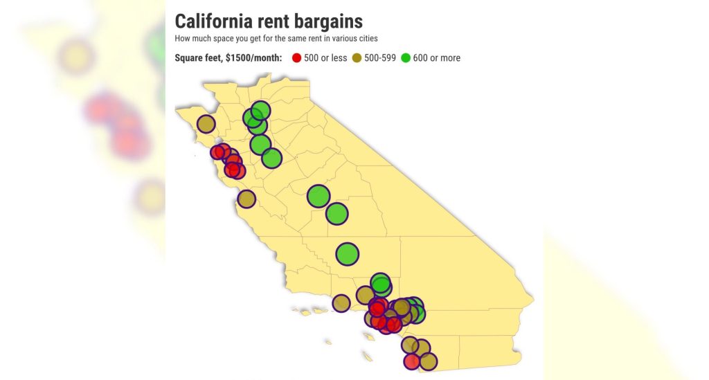 Rent bargains in California: What you get for $1,500 a month